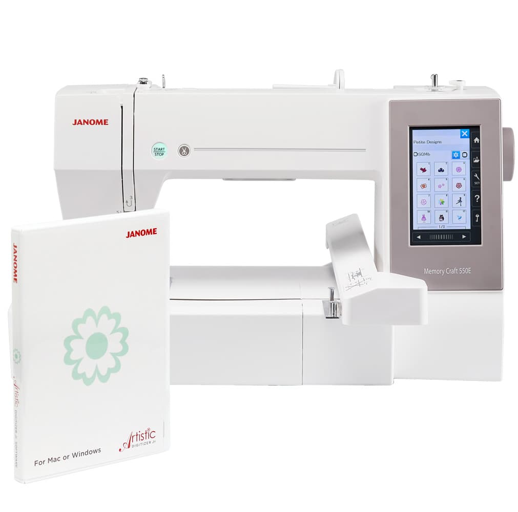 Hafciarka Janome MC550E + program Artistic Digitizer Jr
