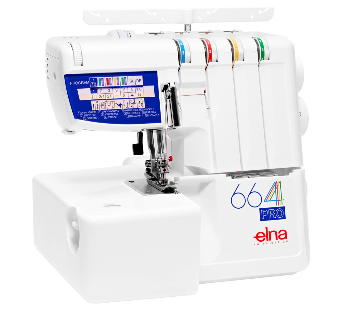 Owerlok Elna 664 PRO - widok 2
